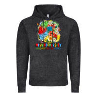 Vintage Black neurodiversity celebrate the spectrum Vintage Hoodie - JahusDesignShop