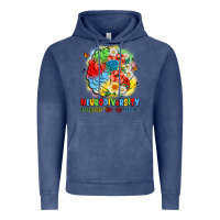 Vintage Denim neurodiversity celebrate the spectrum Vintage Hoodie - JahusDesignShop