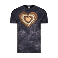 Cloud Black melanin heart Vintage Tee - AdoDesignShop