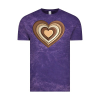 Cloud Purple melanin heart Vintage Tee - AdoDesignShop