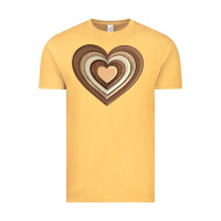 Vintage Mustard melanin heart Vintage Tee - AdoDesignShop