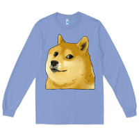 Colony Blue doge coin shiba dog Long Sleeve Tee - Jasminsmagicworld