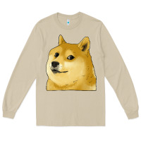 Mushroom doge coin shiba dog Long Sleeve Tee - Jasminsmagicworld
