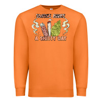 Carrot smoke away a sh tty day Premium Sweatshirt - Artiststas