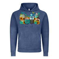Vintage Denim gemstone coffee cups Vintage Hoodie - AdoDesignShop