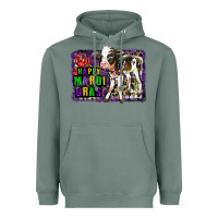 Sage Mardi Gras Calf Heavyweight Hoodie - LillyAllenDesigns