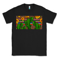 Black sunflowers and cactus license plate Classic Tee - Artiststas