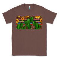 Chestnut sunflowers and cactus license plate Classic Tee - Artiststas