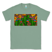 Sage sunflowers and cactus license plate Classic Tee - Artiststas