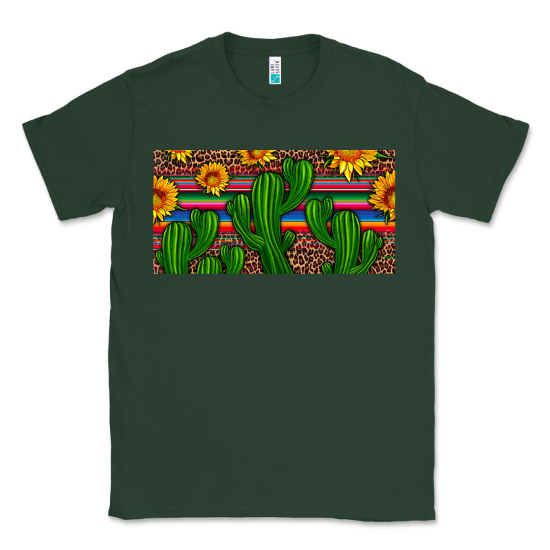 Sunflowers And Cactus License Plate Classic Tee by Artiststas | Teevron