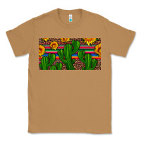 Toasted Coconut sunflowers and cactus license plate Classic Tee - Artiststas
