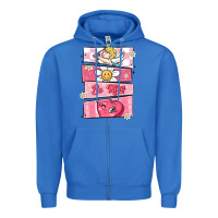 True Royal trendy valentines day retro characters Zipper Hoodie - MaliasSmallBusiness
