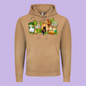 Chicken Coffee Cups Vintage Hoodie Designed By Adodesignshop