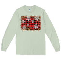 Matcha snowflake background Long Sleeve Tee - BarkalooDesign