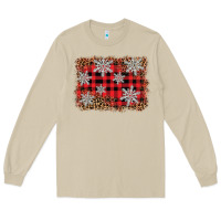 Mushroom snowflake background Long Sleeve Tee - BarkalooDesign