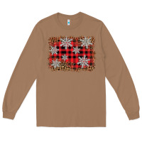Toasted Coconut snowflake background Long Sleeve Tee - BarkalooDesign