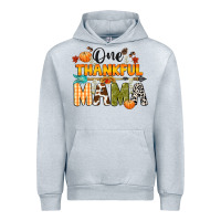 Heather Grey one thankful mama Urban Hoodie - CowGirlArtShop