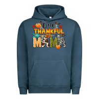 Pigment Midnight Navy one thankful mama Urban Hoodie - CowGirlArtShop
