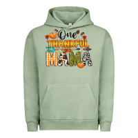 Pigment Oil Green one thankful mama Urban Hoodie - CowGirlArtShop