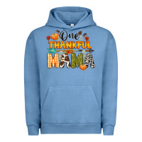 Pigment Pebble Blue one thankful mama Urban Hoodie - CowGirlArtShop