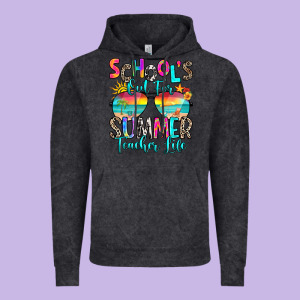 School's Out For Summer Teacher Life Vintage Hoodie Designed By Ranaportraitstore