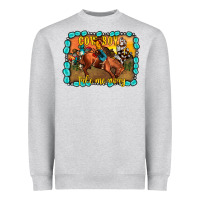 Heather Grey cowboy take me away Heavyweight Sweatshirt - JahusDesignShop