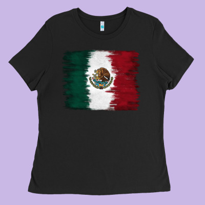 Ladies Tee Mexican Flag