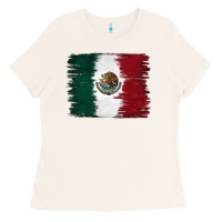 Bone Mexican Flag Ladies Tee - RanaPortraitStore