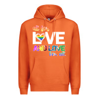 Carrot All For Love And Love For All Premium Hoodie - Bettercallsaul