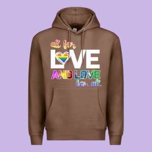 All For Love And Love For All Premium Hoodie Designed By Bettercallsaul