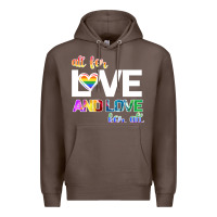 Coffee All For Love And Love For All Premium Hoodie - Bettercallsaul