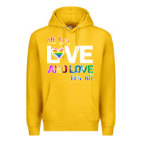 Lemon All For Love And Love For All Premium Hoodie - Bettercallsaul