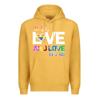 Mustard All For Love And Love For All Premium Hoodie - Bettercallsaul