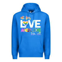 True Royal All For Love And Love For All Premium Hoodie - Bettercallsaul