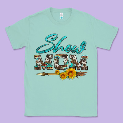 Show Mom Aztec Cowhide Sunflower And Arrow Classic Tee Designed By Artiststas