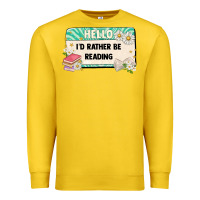 Lemon hello id rather be reading Premium Sweatshirt - Artiststas