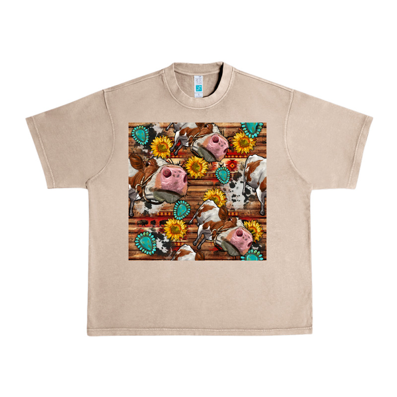 Cow And Western Seamless Pattern Urban Heavy Tee by BundleAndBundleShop | Teevron