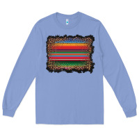 Colony Blue serape background Long Sleeve Tee - BarkalooDesign