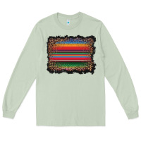 Matcha serape background Long Sleeve Tee - BarkalooDesign