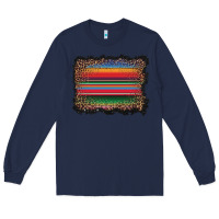 Navy serape background Long Sleeve Tee - BarkalooDesign