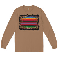 Toasted Coconut serape background Long Sleeve Tee - BarkalooDesign