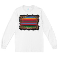 White serape background Long Sleeve Tee - BarkalooDesign