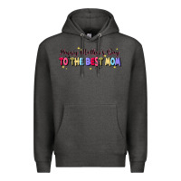 Charcoal Heather happy mother's to the best mom Premium Hoodie - JahusDesignShop
