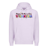 Lilac happy mother's to the best mom Premium Hoodie - JahusDesignShop