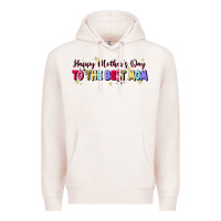 Pale Pink happy mother's to the best mom Premium Hoodie - JahusDesignShop