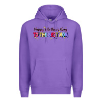 Purple happy mother's to the best mom Premium Hoodie - JahusDesignShop