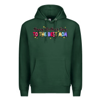 Sports Green happy mother's to the best mom Premium Hoodie - JahusDesignShop