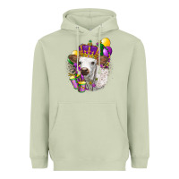 Matcha Mardi Gras Longhorn Calf Heavyweight Hoodie - LillyAllenDesigns