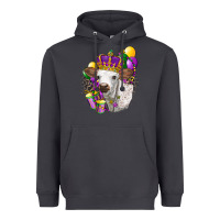 Smoke Mardi Gras Longhorn Calf Heavyweight Hoodie - LillyAllenDesigns
