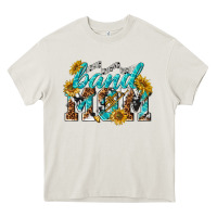 Cream band mom Heavy Core Tee - texasbilliewilder